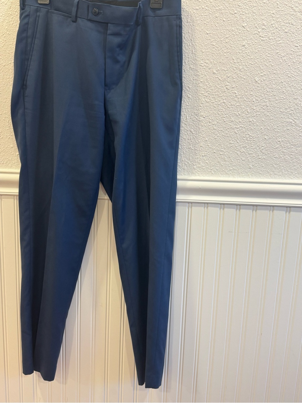 Men's Blue Dress Pants | Straight Fit | Louis Raphael Rosso | Professional